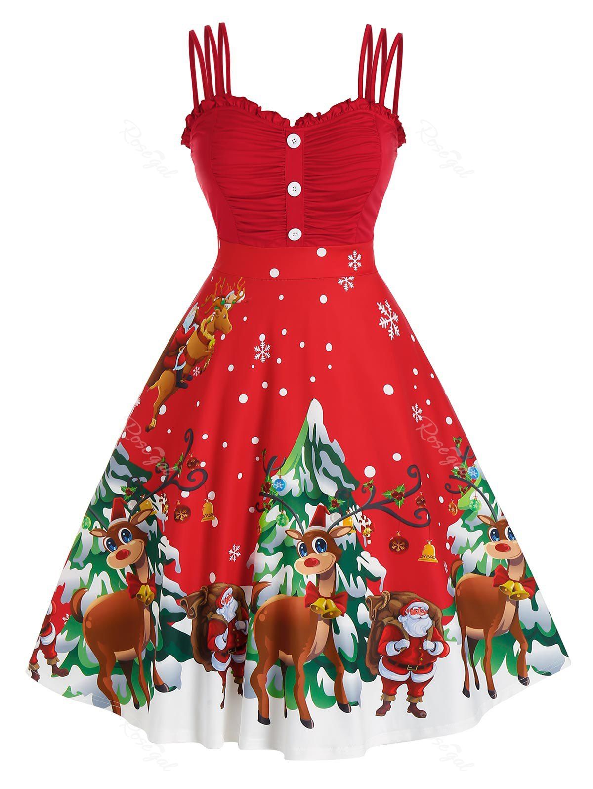 plus size novelty christmas dresses