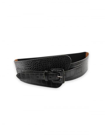 Retro Elastic Asymmetrical Wide Dress Belt