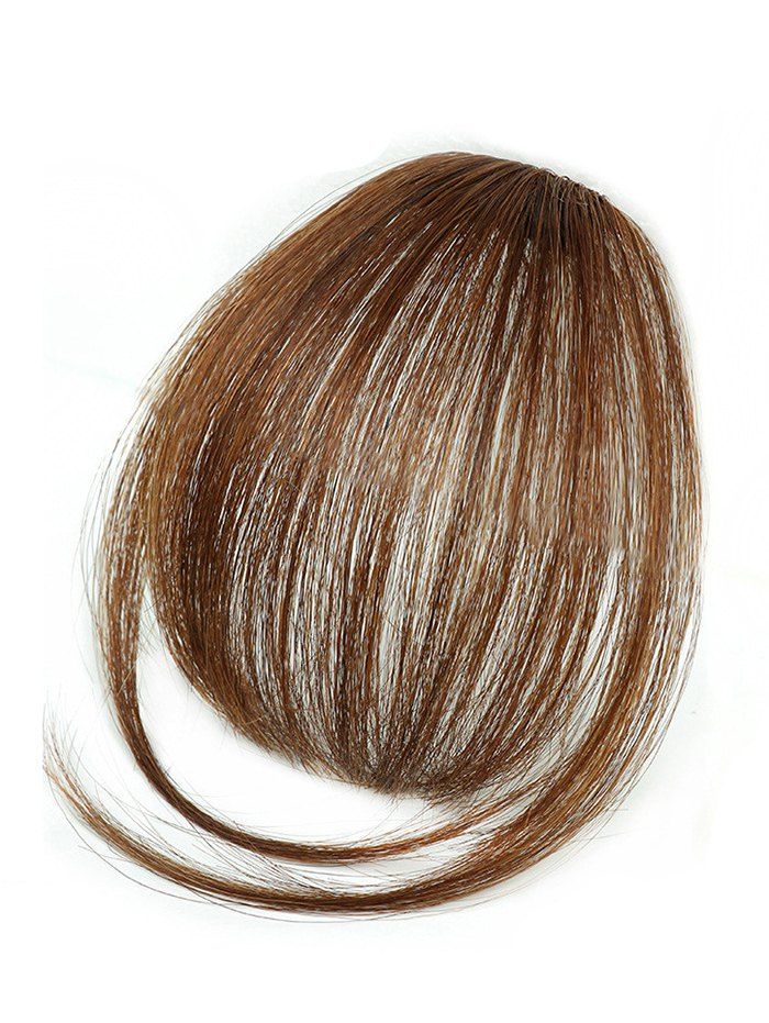 

Synthetic Hair Piece See-through Bang, Light coffee