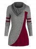 Patchwork Two Tone Knitwear -  
