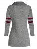 Patchwork Two Tone Knitwear -  