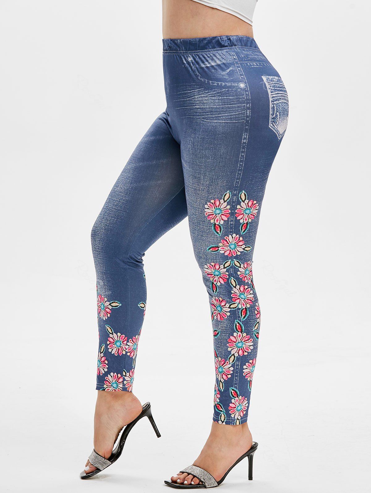 jeggings with flowers