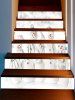 Christmas Snowman Family Print Removable Stair Stickers -  