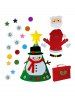 Santa Claus Snowman Pattern DIY Felt Christmas Tree -  