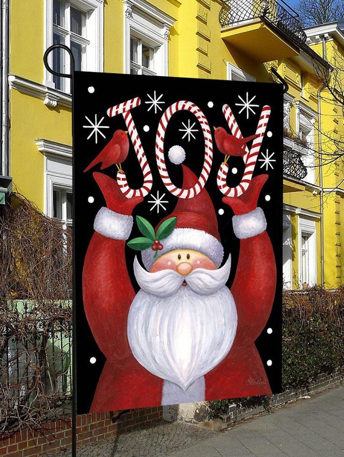 

Christmas Patterned Garden Flag, Multi-e