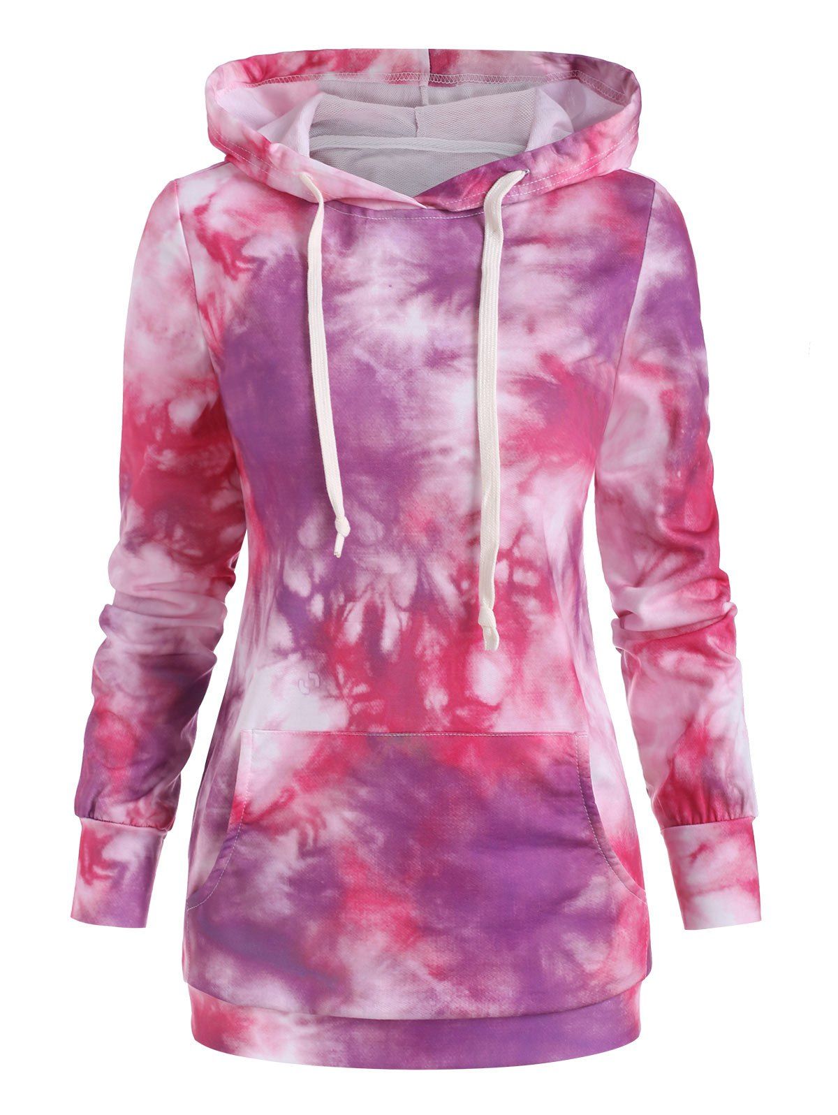 

Kangaroo Pocket Tie Dye Hoody, Multi