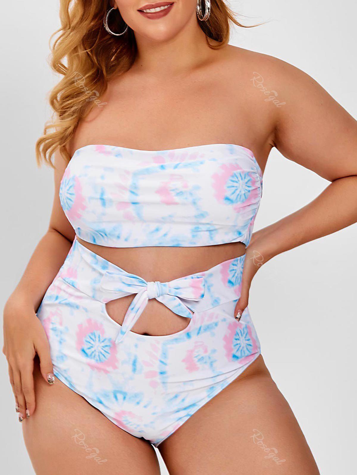 bandeau bikini plus size