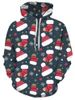 Christmas Stocking Hat Front Pocket Hoodie -  