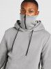 Pullover Zip Design Fleece Hoodie -  