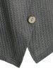 Striped Cowl Neck Tunic Knitwear -  