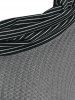 Striped Cowl Neck Tunic Knitwear -  