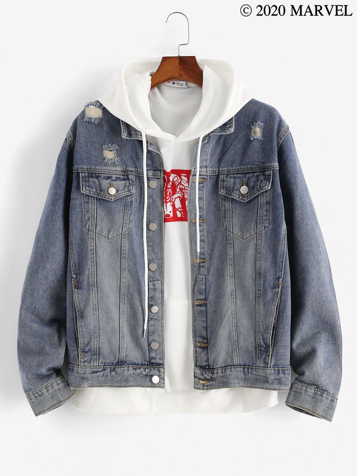 spider man jean jacket