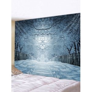 

Snow Forest Avenue Print Tapestry Wall Hanging Art Decor, Multi