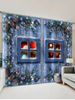 Rideaux de Fenêtre de Noël à Imprimé 3D 2 Pièces - Multi L33,5 x L79 pouces x 2pcs