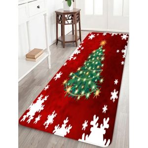 

Decor Christmas Tree Snowflake Rug, Cherry red