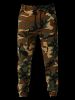 Pantalon Cargo de Jongging à Imprimé Camouflage à Cordon - Vert Armée XXL