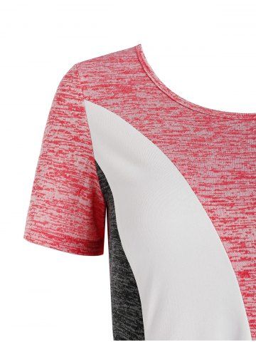 

Colorblock Irregular T Shirt, Multi-a