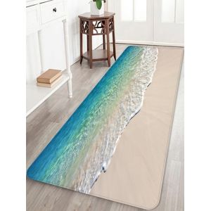 

Beach Sea Print Fleece Floor Mat, Turquoise