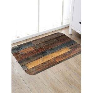 

Wood Grain Print Antiskid Area Rug, Brown bear