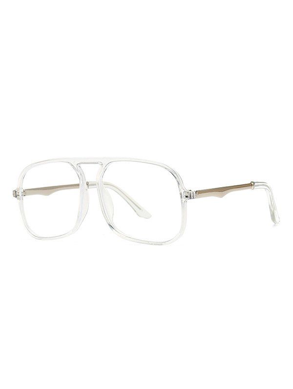 

Square Oversized Anti Blue Light Glasses, Milk white