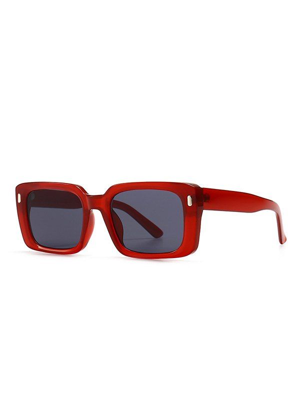 

Retro Outdoor Square Sunglasses, Red