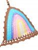Trendy Halter  Knitted Colored Women's Bikini Set -  