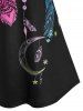 Skew Neck Dreamcatcher Print T Shirt -  