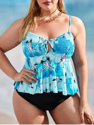 plus size camo tankini