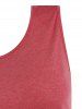 Backless Solid Tank Top -  