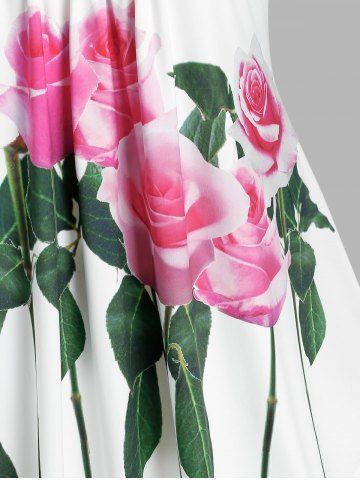 Plus Size Floral Print Tent Tank Top