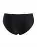 Maillot de Bain Tankini Noué Fleuri à Bretelle - Noir M