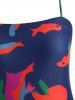 Cami Fish Print One-piece Swimsuit -  