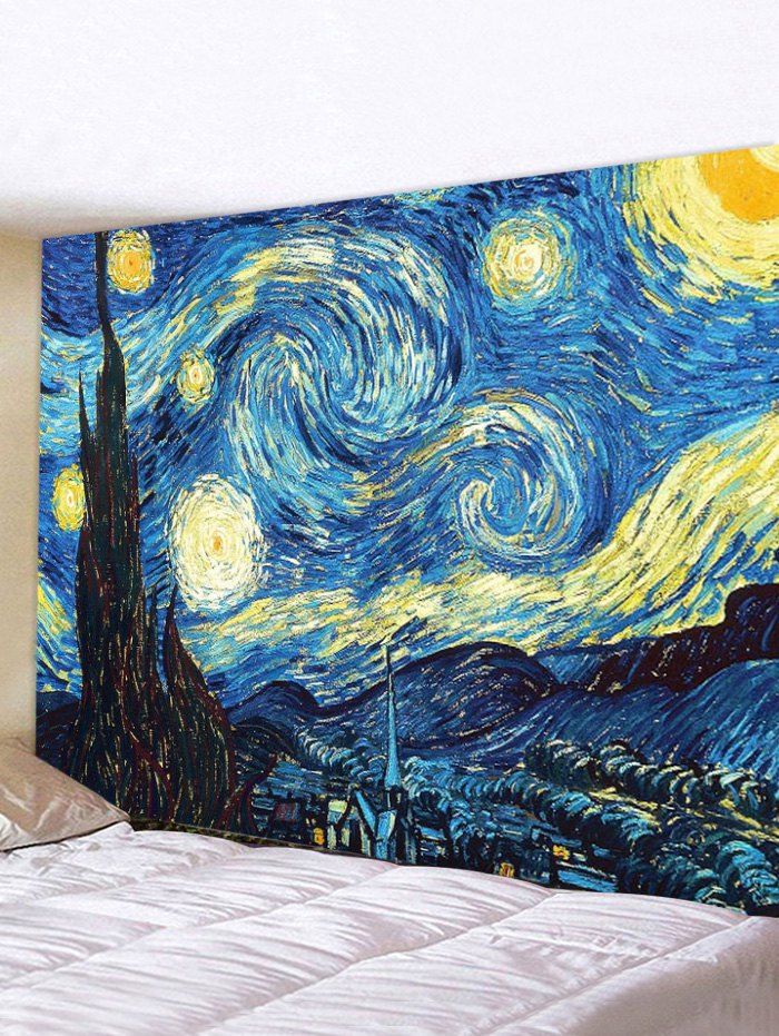 

Starry Night Print Wall Tapestry, Multi