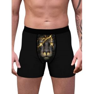 

Lion 3D Print Boxers, Black