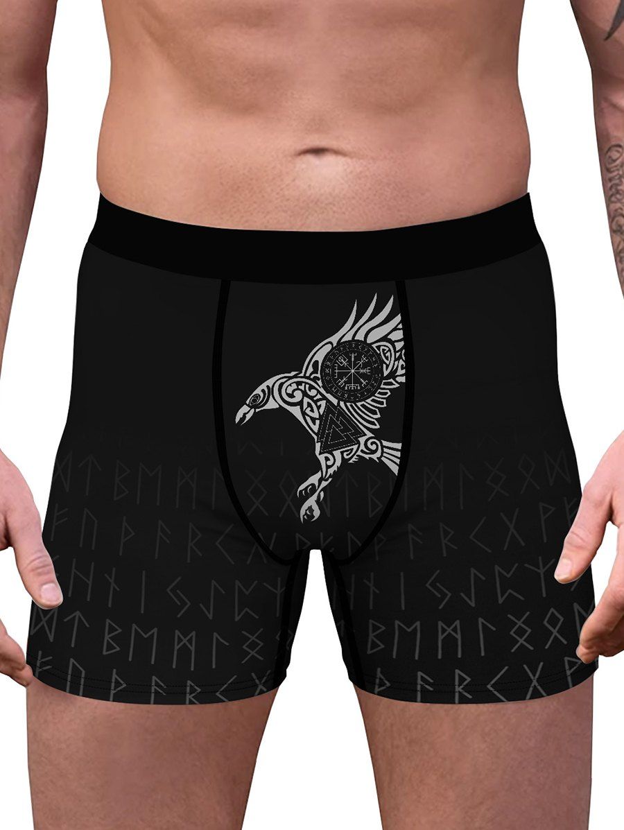 Flying Eagle 3D Print Stitching Boxers