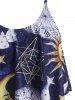 Sun Star Galaxy Flounces High Waisted Tankini Swimwear -  