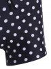 Polka Dot Drawstring Swim Boyshorts -  