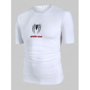

Marvel Spider-Man Icon Print Short Sleeve T-shirt, White