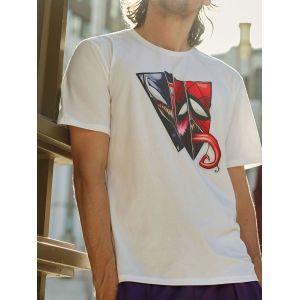 

Marvel Spider-Man Venom Print T-shirt, White