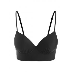 

Underwire Cami Bikini Top, Black