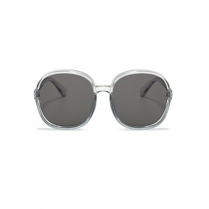 

Round Frame Oversize Sunglasses, Light gray