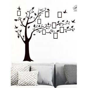 

Family Tree Photo Frame Wall Sticker Set, Black