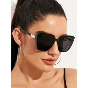 

Travel Anti UV Square Sunglasses, Black