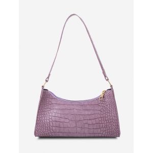 

Stone Print Shoulder Bag, Lilac