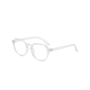 

Brief Anti Blue-ray Round Glasses, Transparent