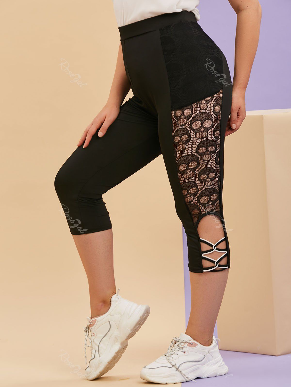 plus size gothic leggings