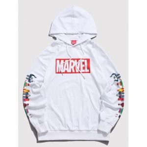 

Marvel Spider-Man Spider-Girl Venom Print Hoodie, White