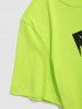California Palm Tree Print Short Sleeve T-shirt -  