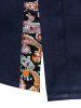 Paisley Print Long Sleeve Bohemian Shirt -  