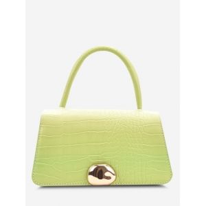 

Ombre Embossed Dual Handle Crossbody Bag, Green yellow